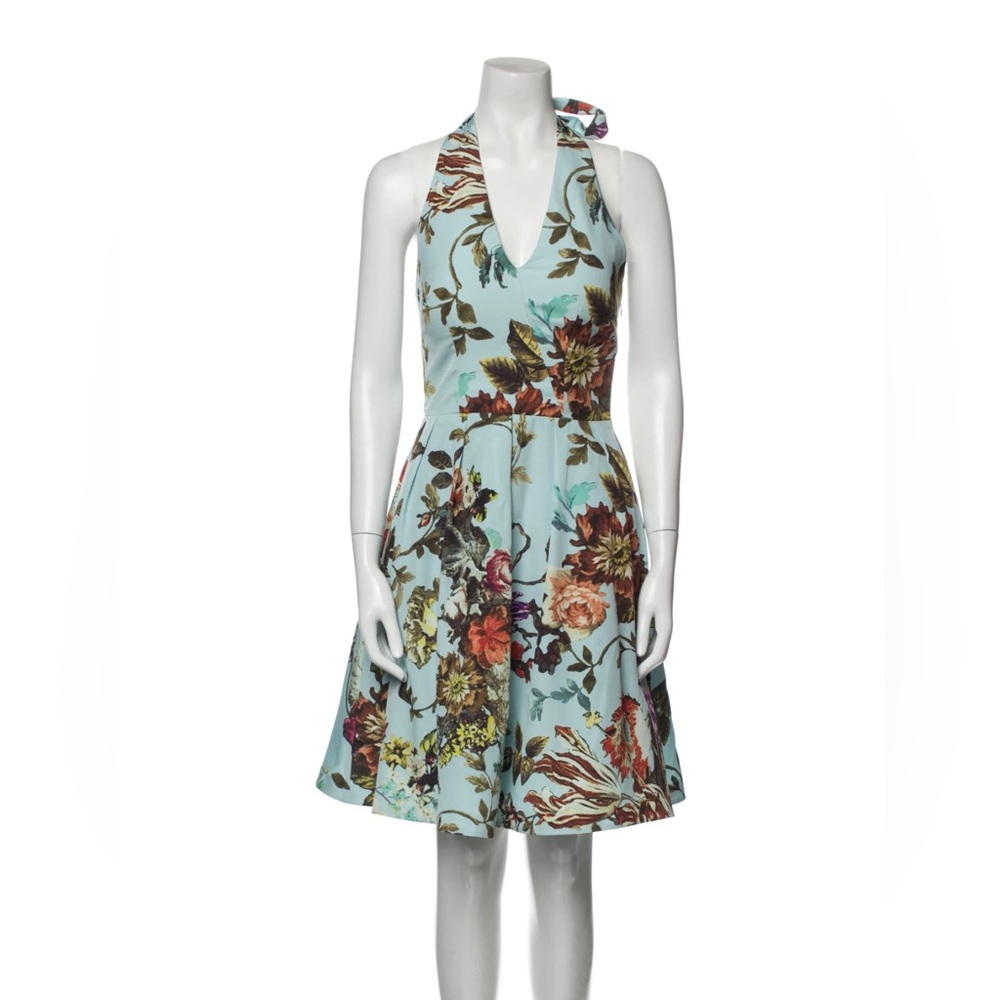 Ted Baker Printed A-Line Mini Dress